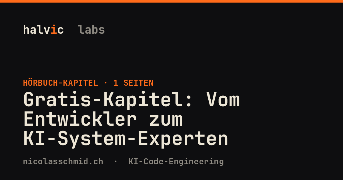 Gratis-Kapitel: Vom Entwickler zum KI-System-Experten